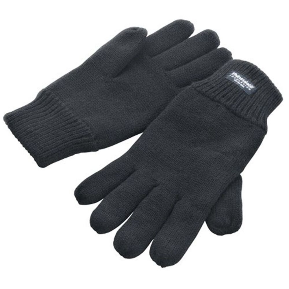 Result Winter Essentials Unisex Adult Lined Thinsulate Winter Gloves / Charcoal